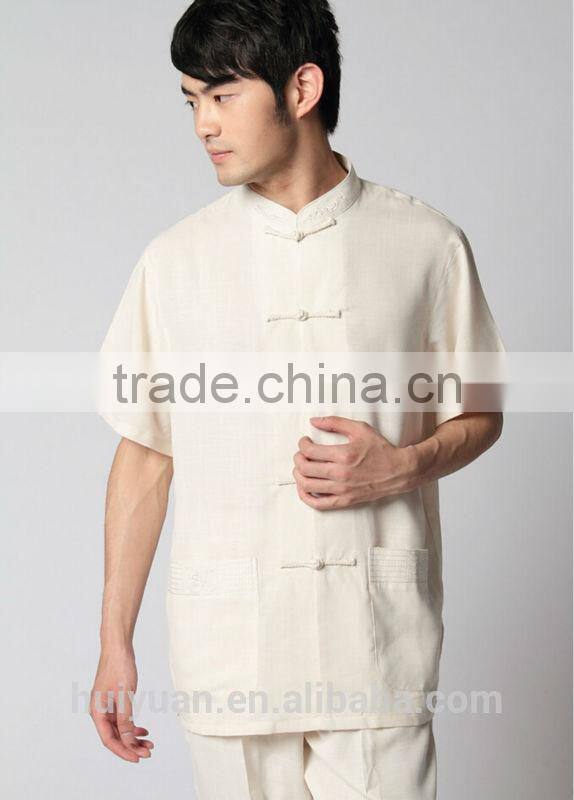 chinese short sleeve silk wushu uniforms