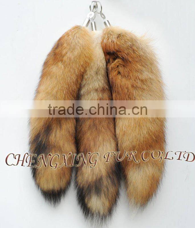 CX-R-42 Genuine Fox Fur Tail Key Chain