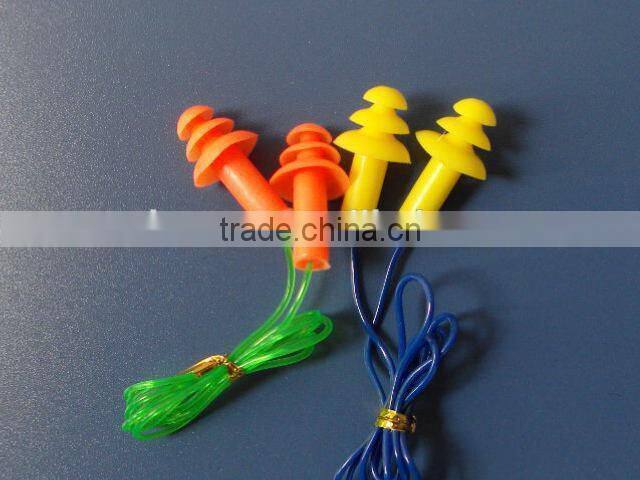PU hearing protection,eco-friendly PU ear plugs, earplug with keychain