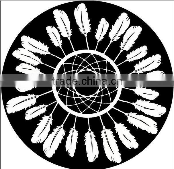 2017 New fashion 150cm microfiber customized printed roundies beach towel