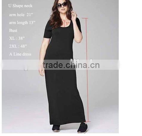 MGOO Stock Plus size women dress Rayon Spandex High Quality Casual dress Cheap Price