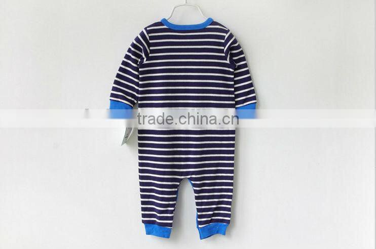 stripe baby romper