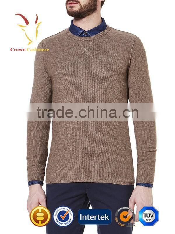 Fashion Designs Men Wool Knitwear Brands Pure Cashmere Sweater