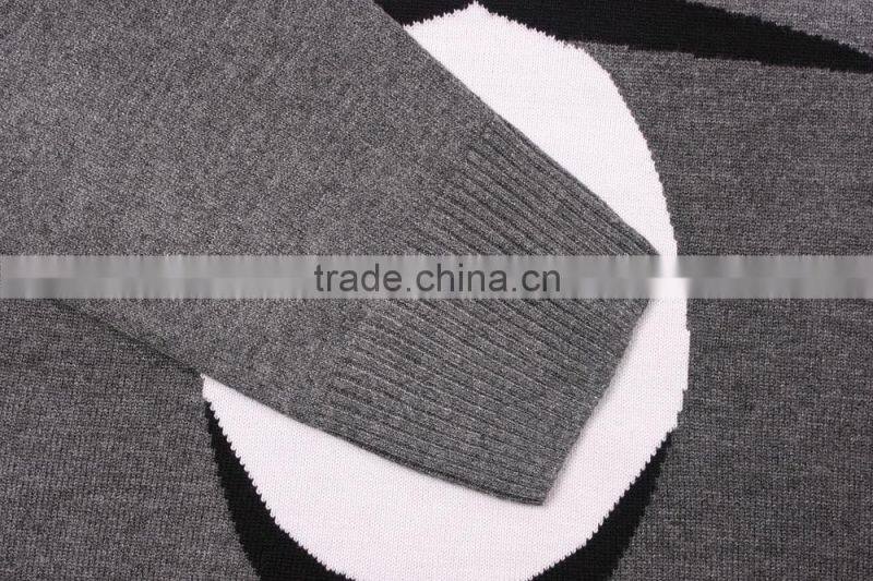 Cartoon Cotton V Neck Crochet Sweater Pattern