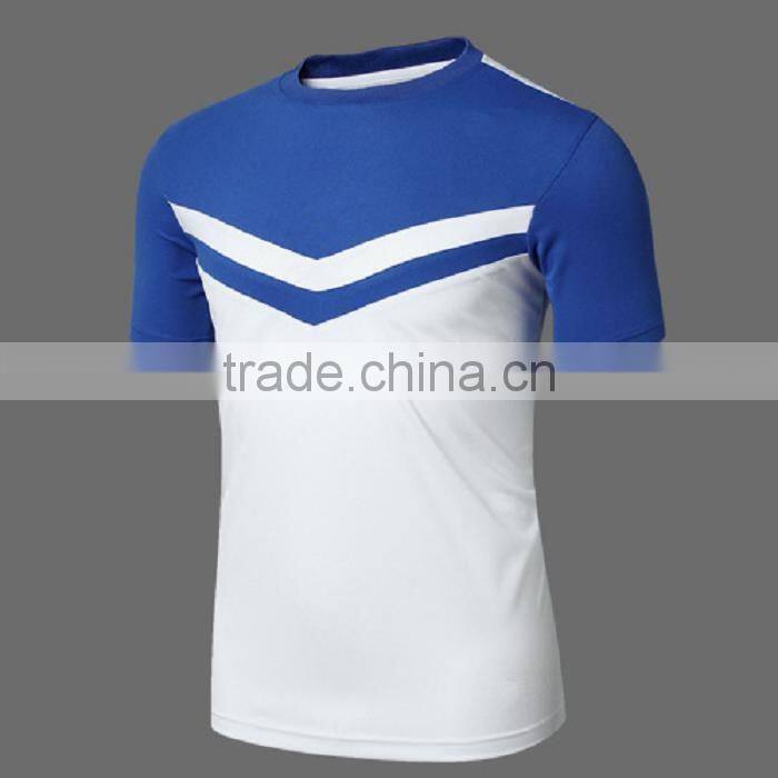 Summer Style Mens Athletic Sport T shirt Short Sleeve Slim Fit Polyester Shirt