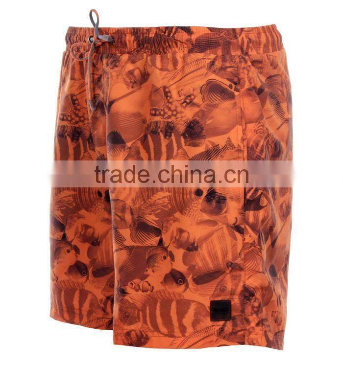 Surf wave funny beach factory printing logo sublimation shorts