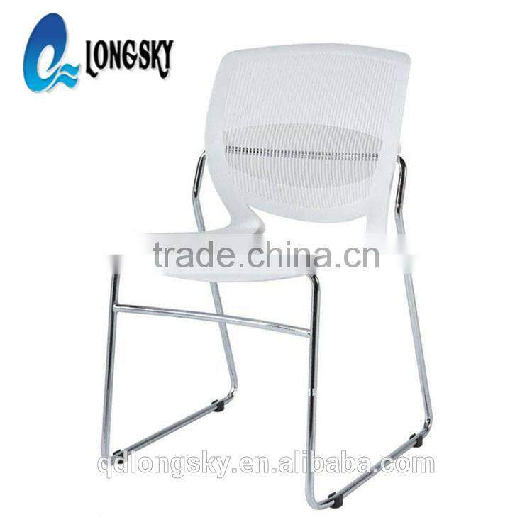 LS-4025 new design modern plastic office chair staff chair meeting stacking visitor chair