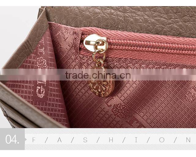 Top Sale Genuine Leather Women Wallets Lady Purse Long Wallet Credit Card Holder