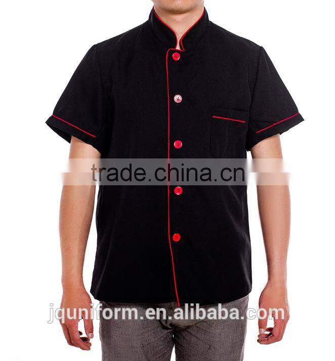 Hotel Staff Uniforms White Long or Short Sleeve Waiter Chef Uniforms