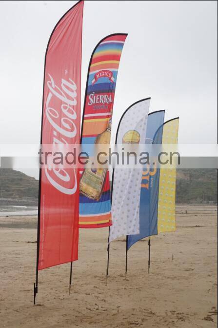 beach feather wind flag