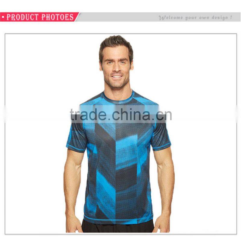 Factory Wholesale Custom T-Shirt Printing New Model Man Gym T-Shirt