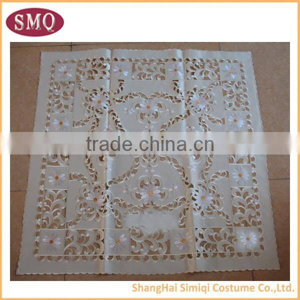 100% polyester hot selling new design embroidery trendy tablecloths