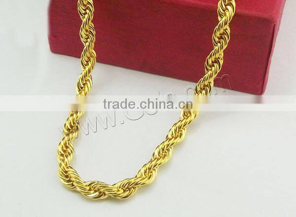 Brass Cable Link Necklace Chain jewelry gold chain dubai new gold chain design for men