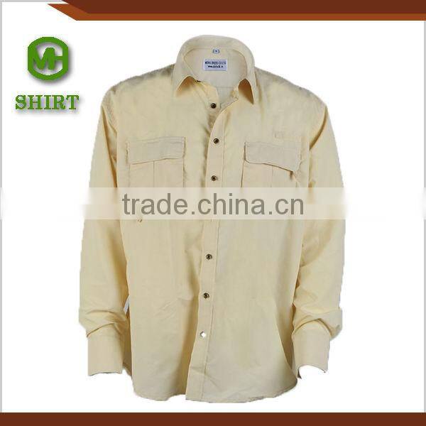 New Style High Quality Fashion Men's Long Sleeve Work Shirts