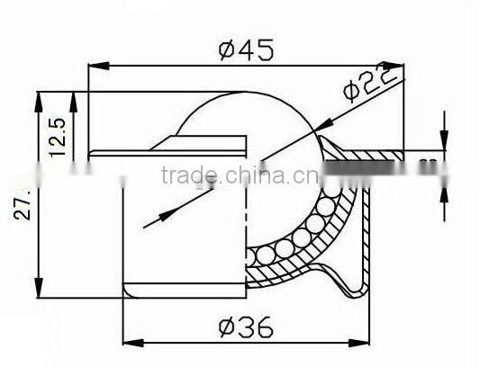 Punch Ball transfer unit / ball caster CY22H