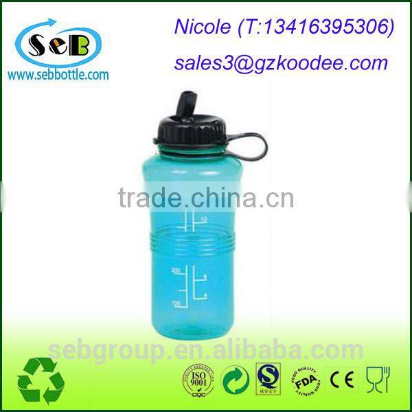 TRITIAN plastic water bottle, sports water bottle for travelling ,cheap drinking water bottle with straw