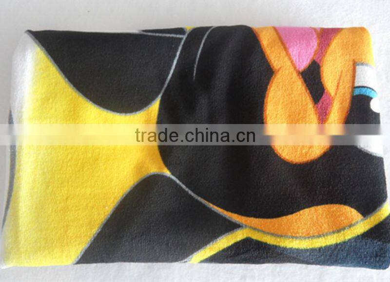 China supplier wholesale cotton custom printed beach towel