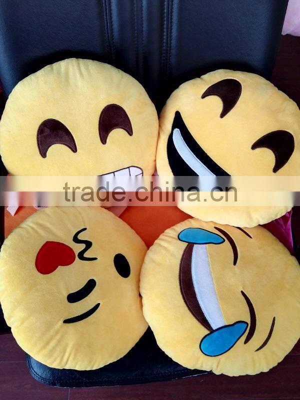 Newest yellow cute emoji pillow emoji memory foam pillow emoji plush pillow