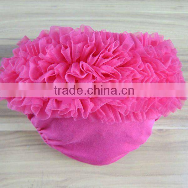 2013Newest!Newborn Baby Chiffon Ruffle Diaper Cover Ruffled Bloomers Lace Panties With Cute Bow Baby Cotton Bloomers For Kids