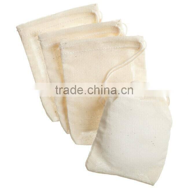 100% COTTON NATURAL MUSLIN DRAWSTRING BAG Sturdy cleans up easily and works great get the grain in the water without a mess