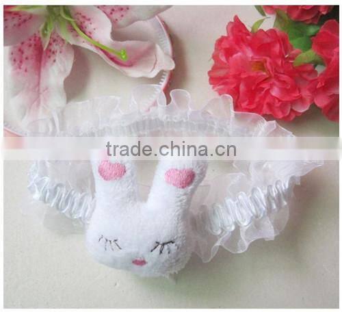 rose lovely rabbit baby bow hair bands