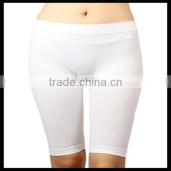 Seamless Solid Stretch Shorts Spandex Leggings Yoga Biker Exercise black color