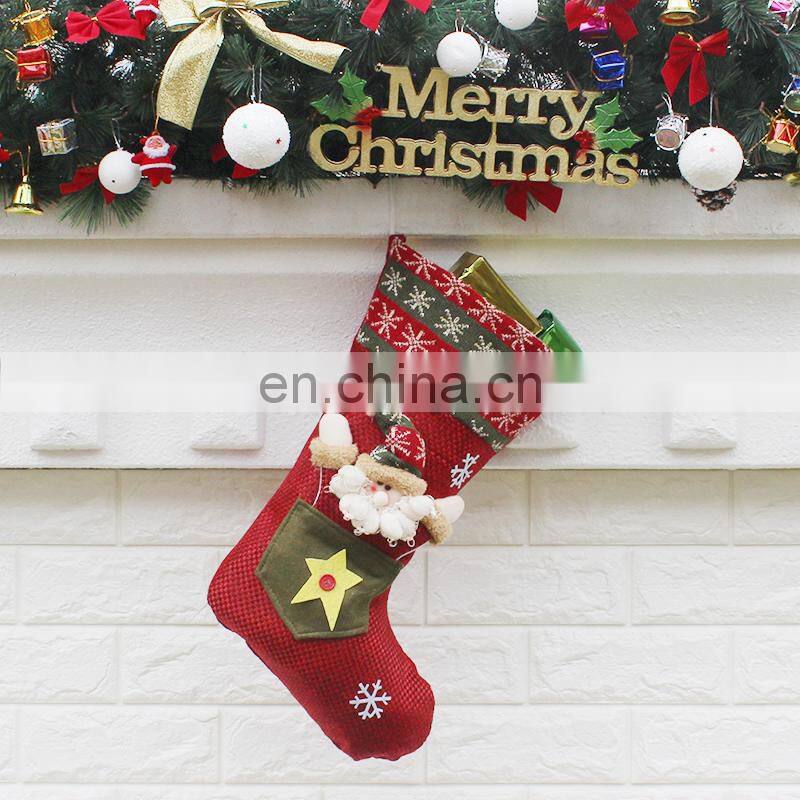 Party Supplies Unique Santa Claus Snowman Christmas Stocking