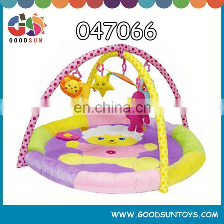 EN71 educational kids toy baby activity play gym mat cheap cute LOW MOQ padded baby play floor mat