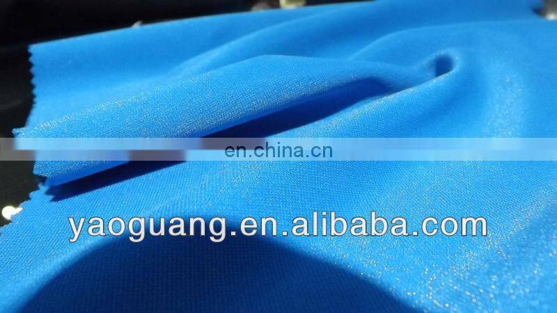 Lady dress Polyester spandex fabric