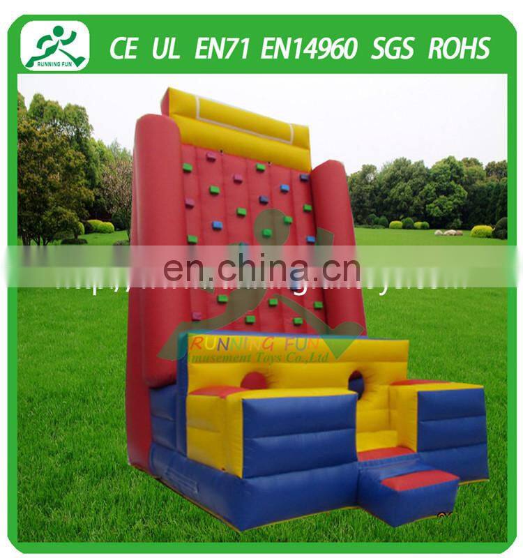 Inflatable rock climbing wall, inflatable rock climbing wall price for sale