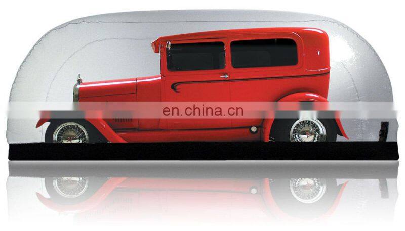 indoor Car Capsule/bubble tent inflatable car cover/inflatable hail proof car cover
