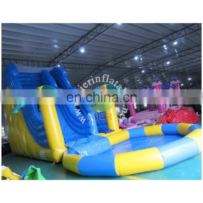 Amazing Inflatable Jungle Water Slide with pool
