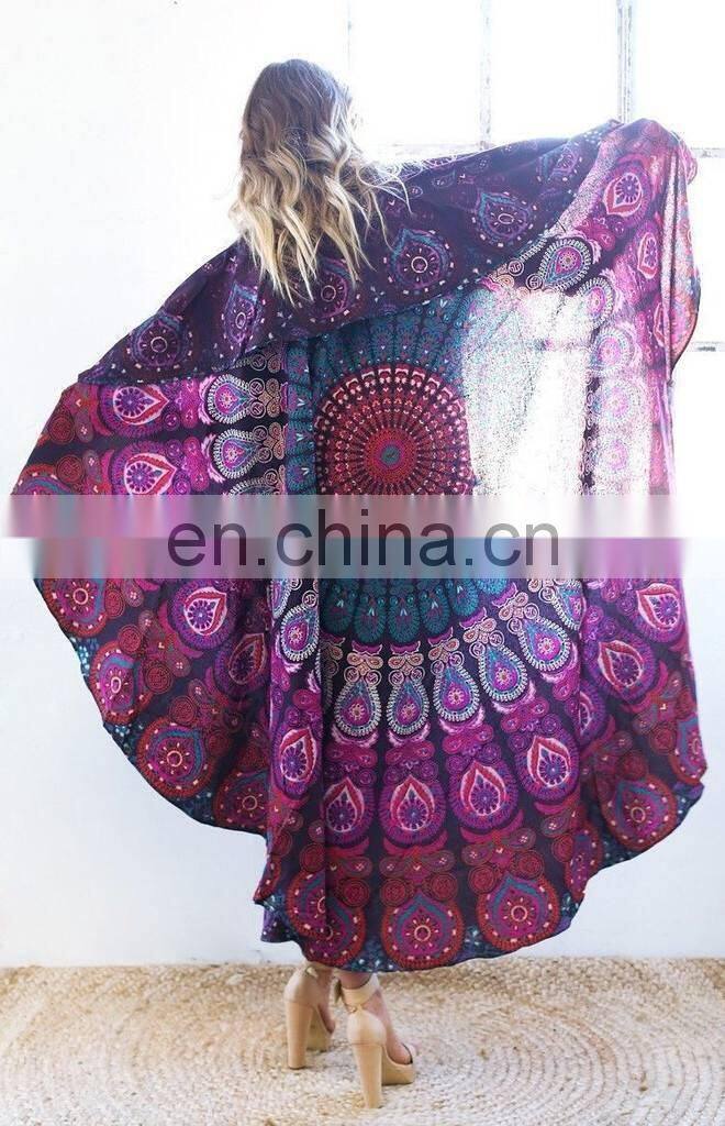 2017 New Printed Beach Towel Tablecloth