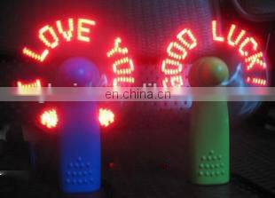Summer fan MINI handy fan LED message fan