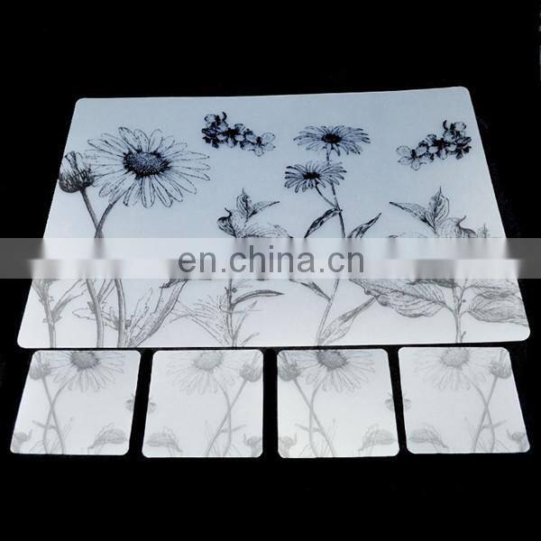 plastic table plate mat for dining