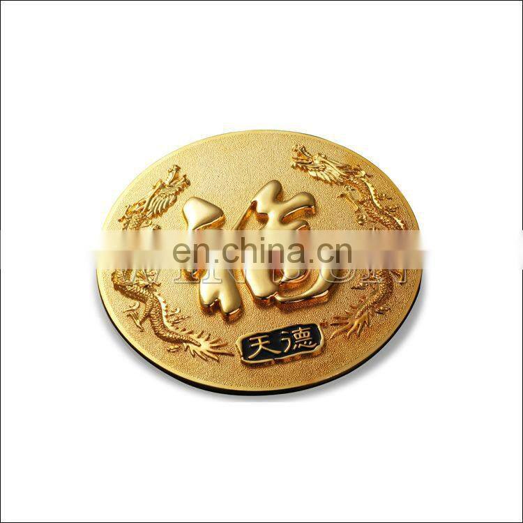 Cloth Aluminium breast name plates w/safety pin