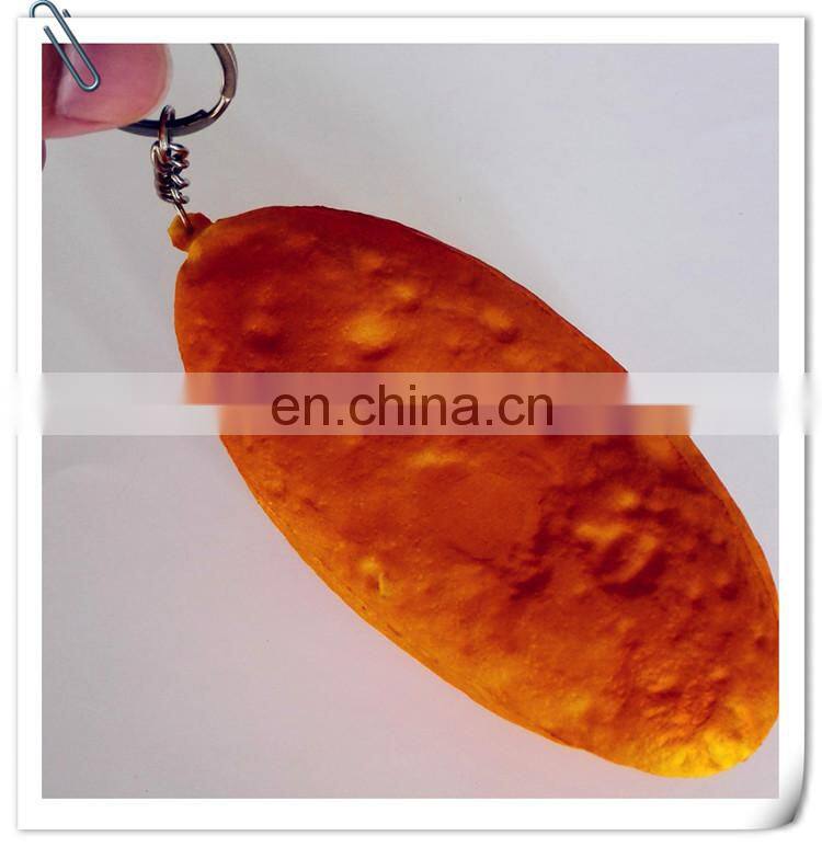 customized PU stress ball toy of promotion gift fake PU bread looks real