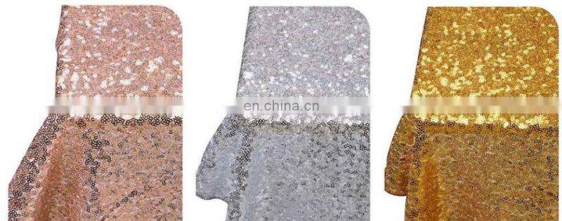 sequins dinner table runner for wedding banquet decoration