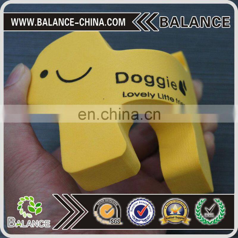Colorful Cartoon Animal Foam Cushion Bundled Baby Child Kid Cushion Finger Hand Safety, Curve Shaped Door Stop Guard