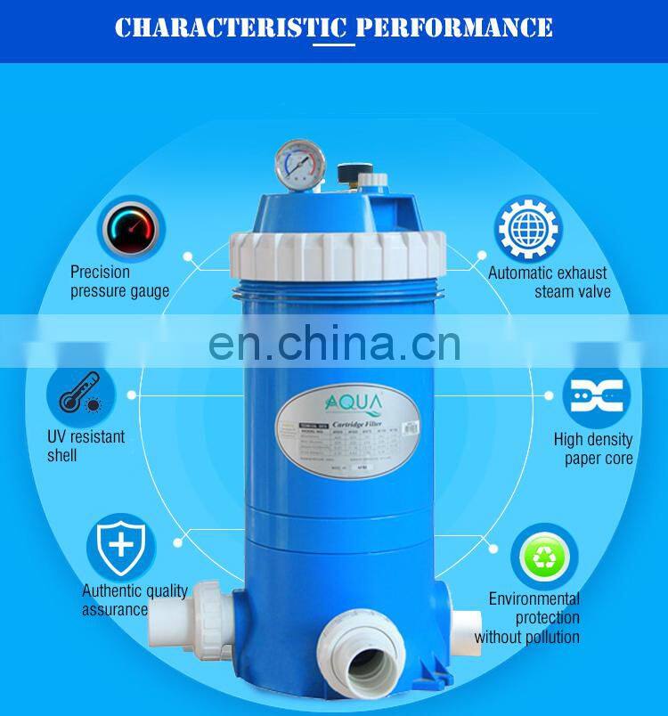 Portable Paper Cartridge Above Ground Cartridge Pool Filter