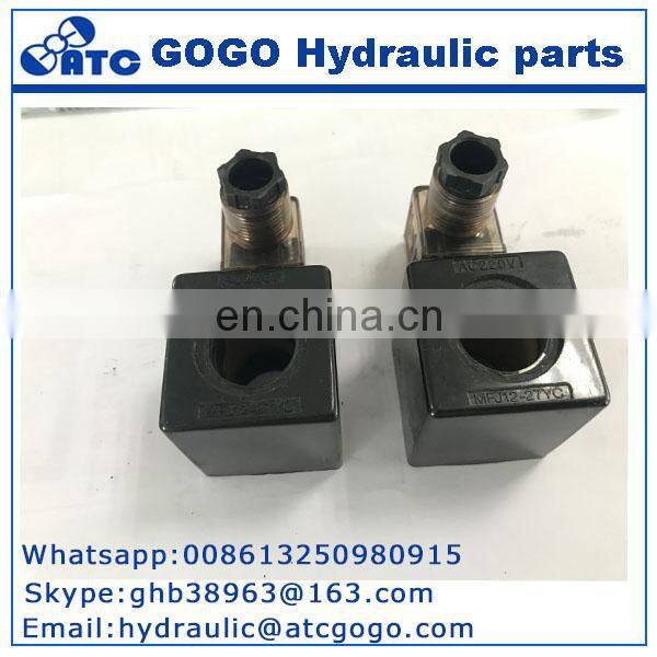 AC220v Hydraulic Solenoid Valve Coil With Teminal Box Connector