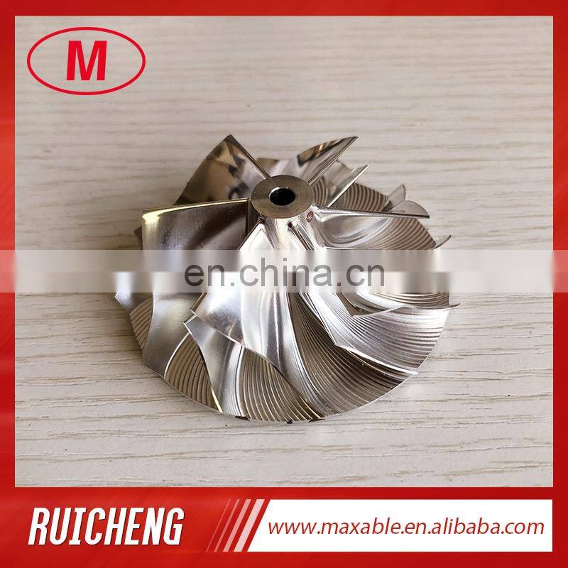 K04 54.20/66.56mm 6+6 blades high performance  turbo milling/aluminum 2618/billet compressor wheel
