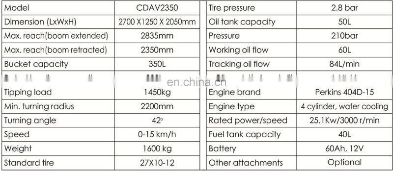 new design cheap mini loader price