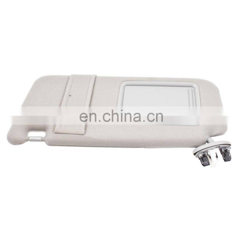 New Driver Side Gray Sun Visor with Sunroof and Light for Toyota Camry 2007-2011 74320-06800-B0