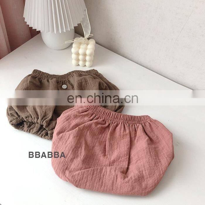 Toddler Muslin Cotton Shorts Baby Linen Shorts newborn baby clothing on Sale