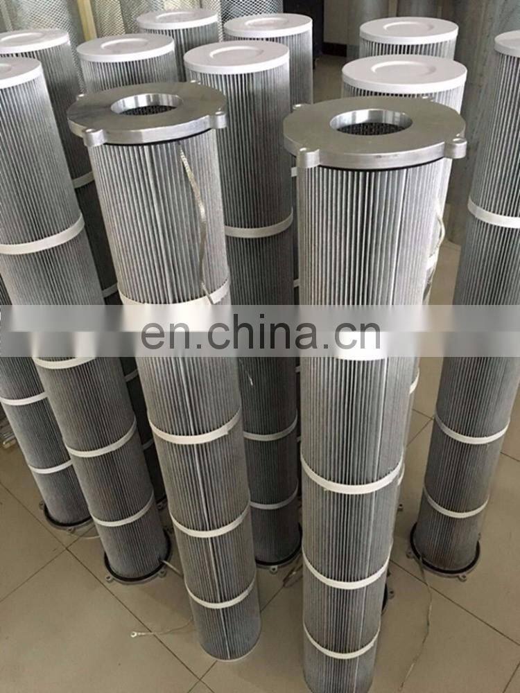 Industrial Air Filter Dust Collector Antistatic coating round air Filter Cartridge