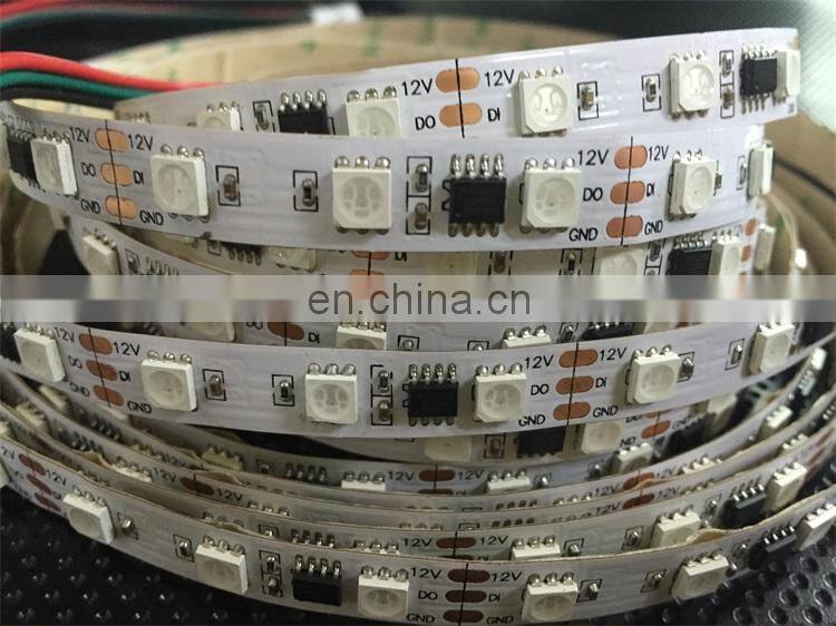 IC built in 5V 60leds/m 18W 60IC RGBW ws2812 2811 led strip