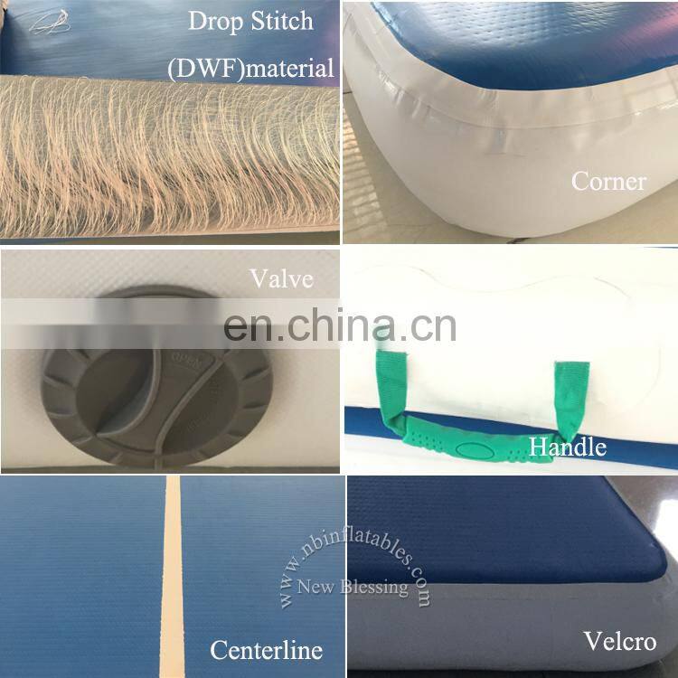 New antique air sealed type gym mat/outdoor inflatable air tumble track