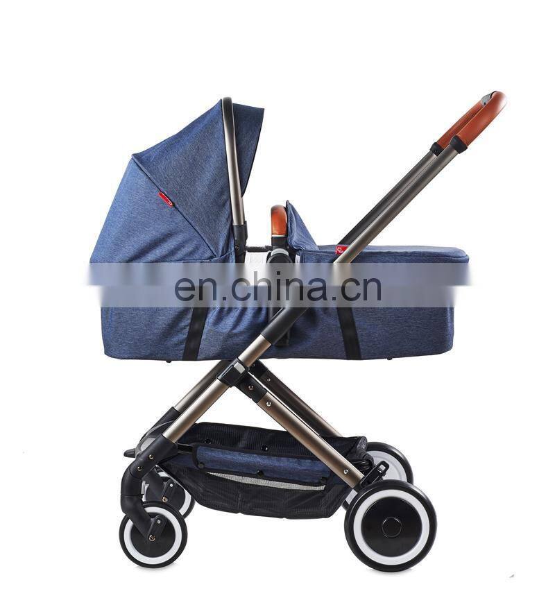 factory 2 in 1 aluminum alloy frame foldable pram pushchair stroller