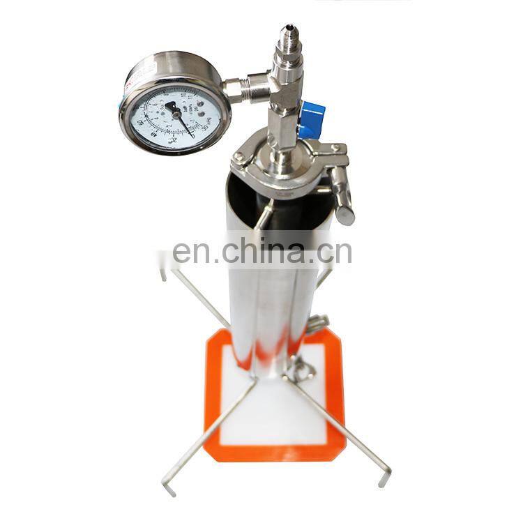 Free Shipping 90gram BHO Open Blast Pressurized Closed Column extractor de cbd